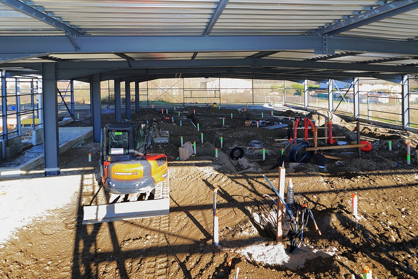Suivi de chantier LEZTROY Naturopôle Chautagne (du 1er au 15 février)